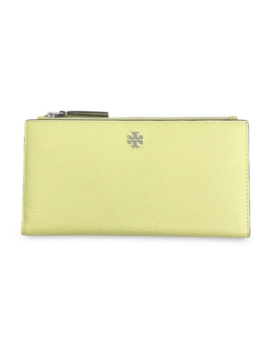 Tory Burch Handbags - Tory Burch | NWT Blake ColorBlock Slim Envelope Wallet Yellow Pinefrost Silver